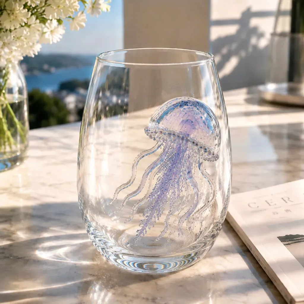 🔥 Last Day 49% OFF – 🌊 3D Ocean Animal Artisan Glassware Collection