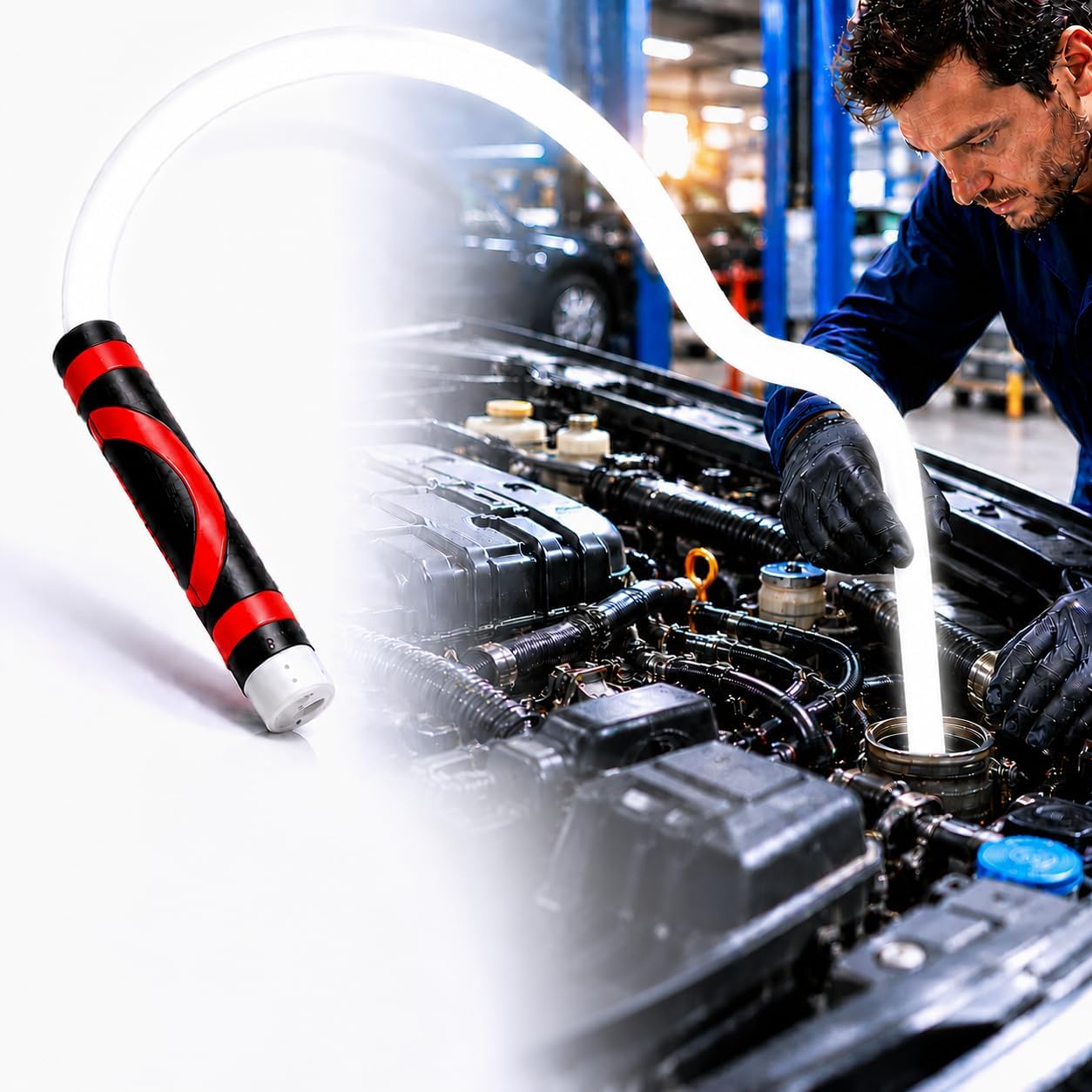 💡 The 30" Bendable LED Flashlight Stick – Your Ultimate Hands-Free Work Light