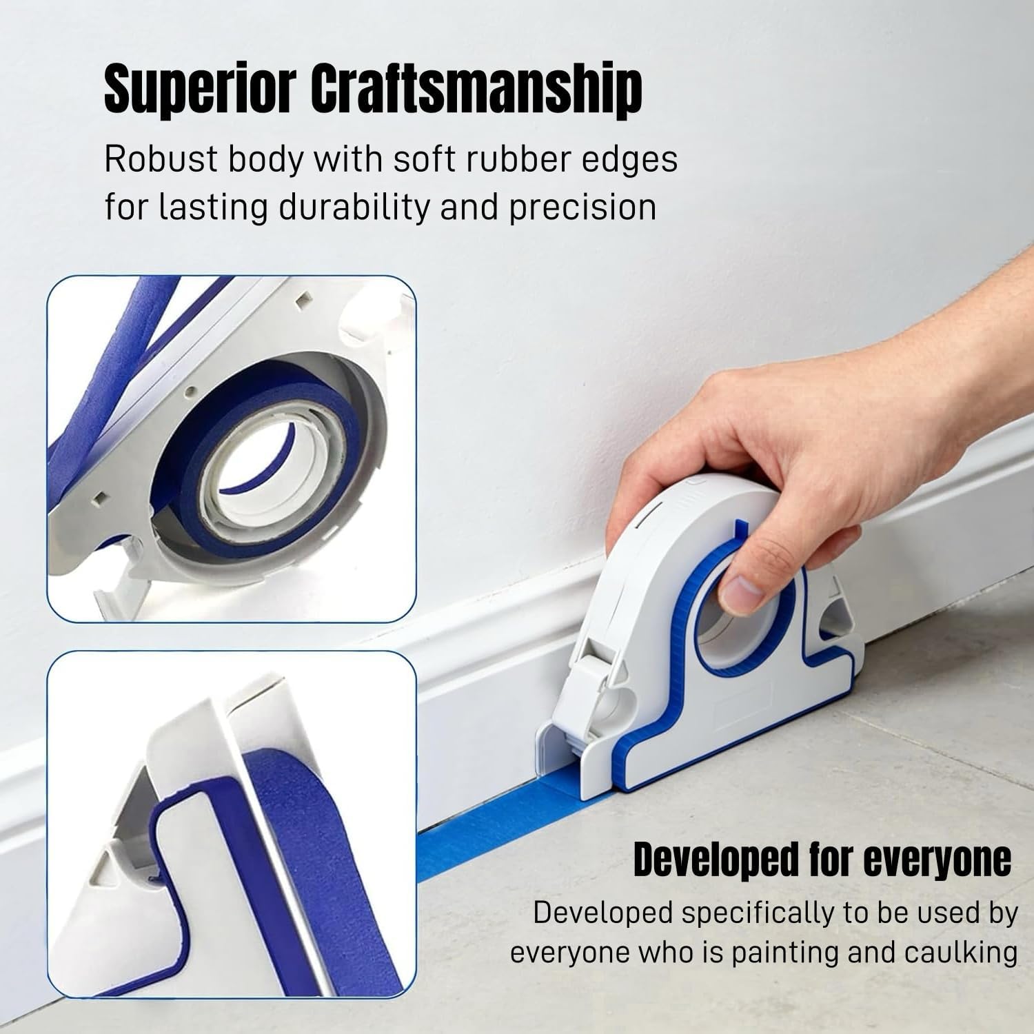 🎯 Painter’s Tape Applicator & Scraper – Flawless Edges, One Hand, 5× Faster 🚀