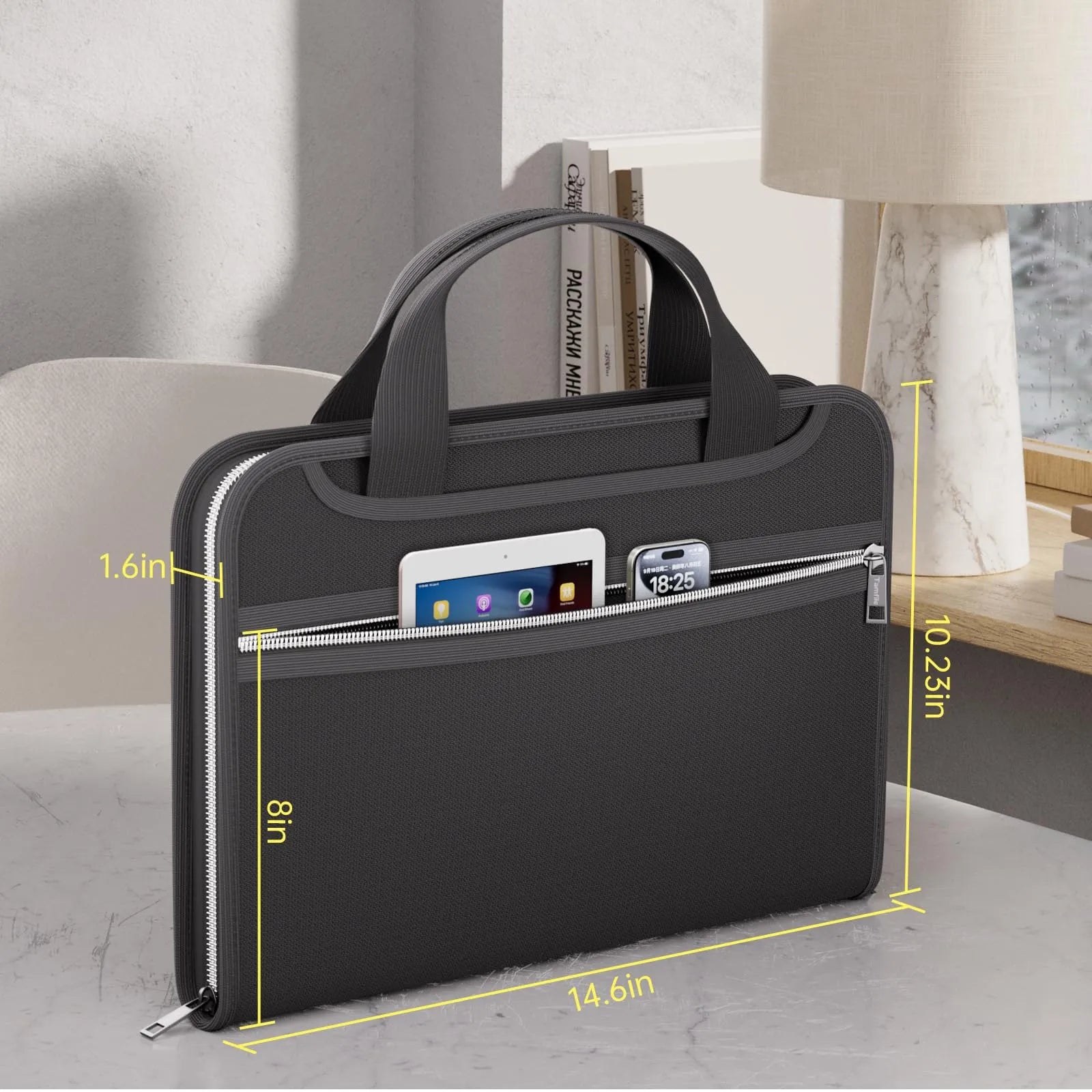 🔥 Fire-Resistant Document Organizer – Waterproof Accordion File Folder 💼