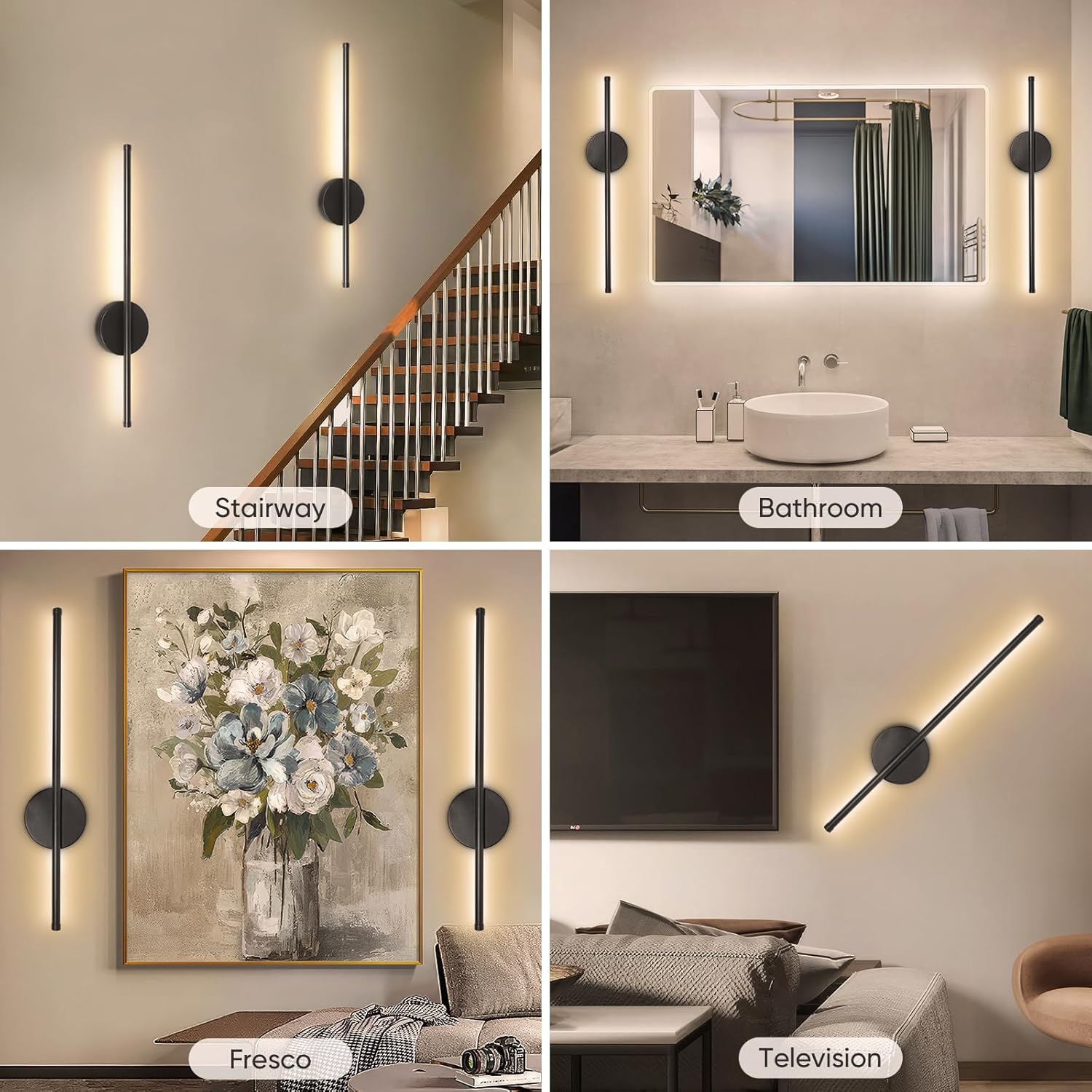 🔋 Cordless Rechargeable Sconce with Remote & Timer – 40Hrs of Glow, Any Room