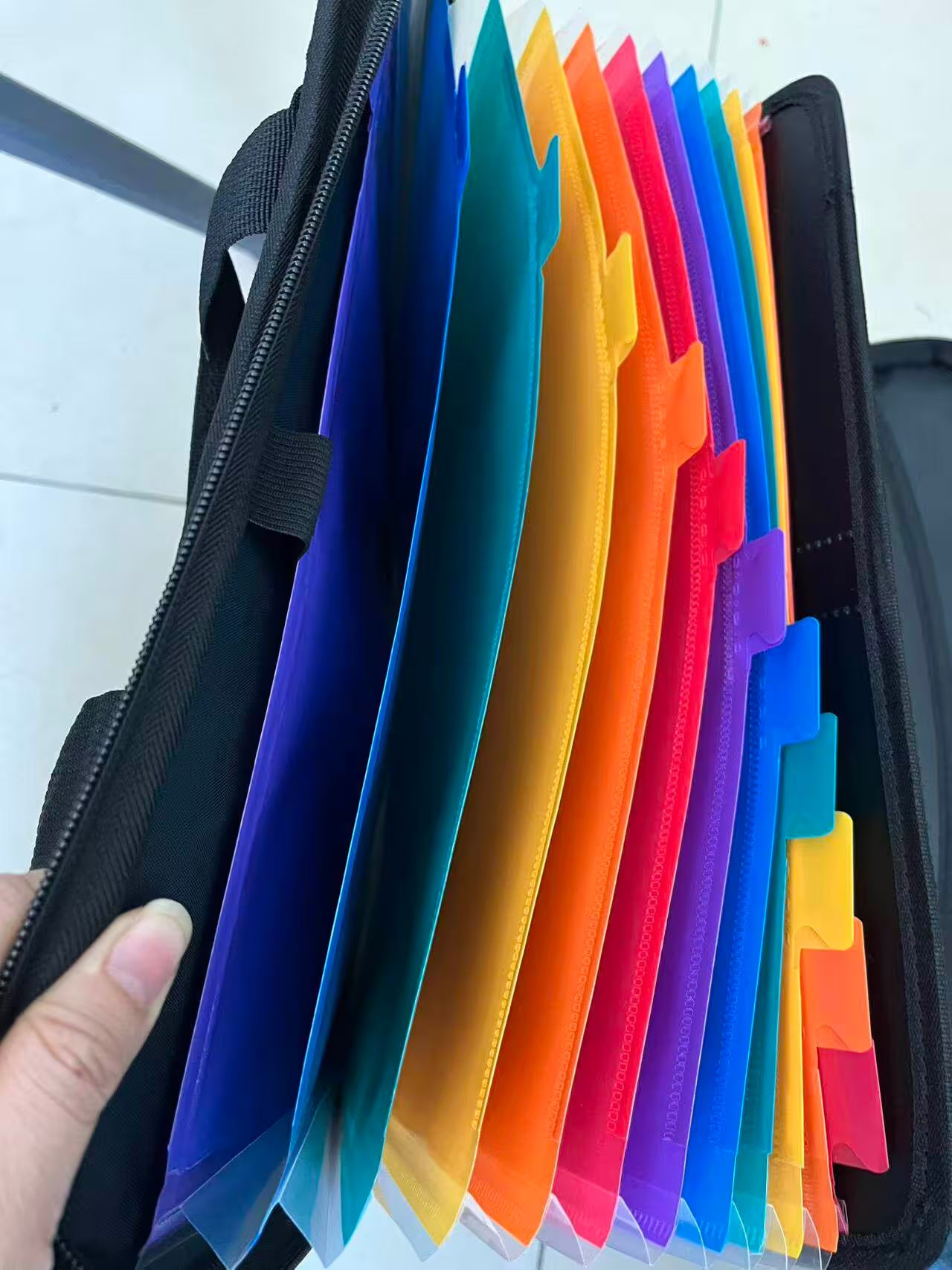 🔥 Fire-Resistant Document Organizer – Waterproof Accordion File Folder 💼