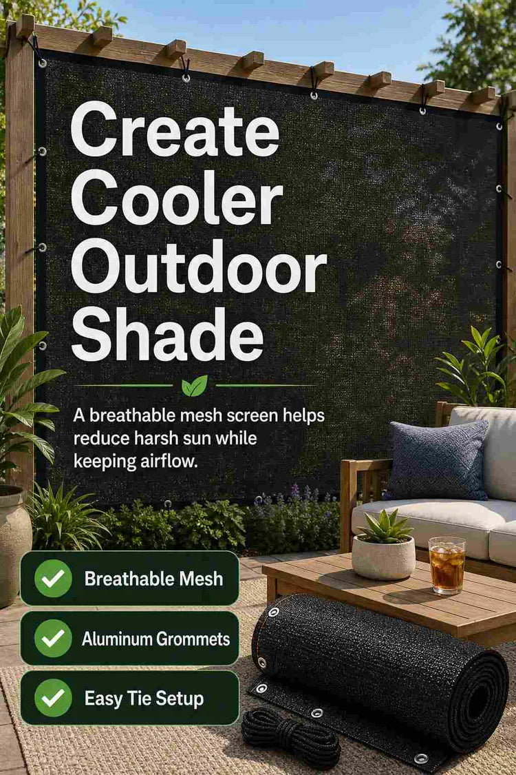 ⏰Last day Promotion 🔥-Heavy Duty Sunblock Shade Cloth