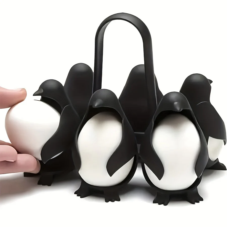 Cute Penguin Egg Cooker | Fun & Safe 6-Egg Boiling Tool 🐧