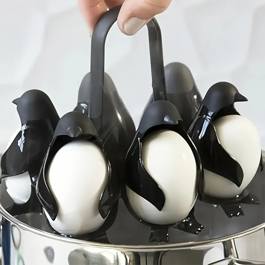 Cute Penguin Egg Cooker | Fun & Safe 6-Egg Boiling Tool 🐧