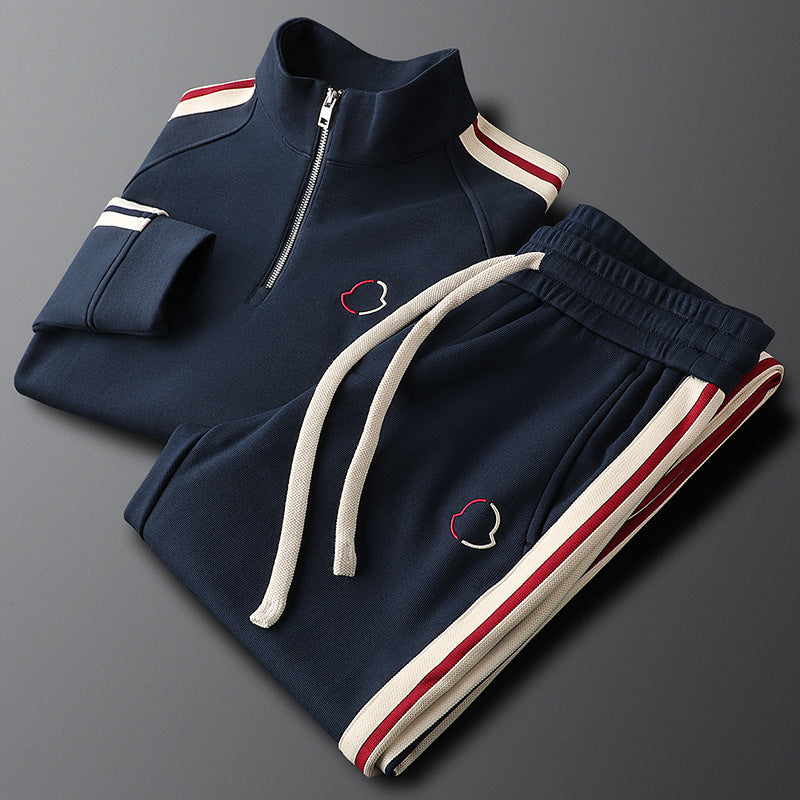 Zander - Men's 2 Piece Quarter-Zip Tracksuit Set