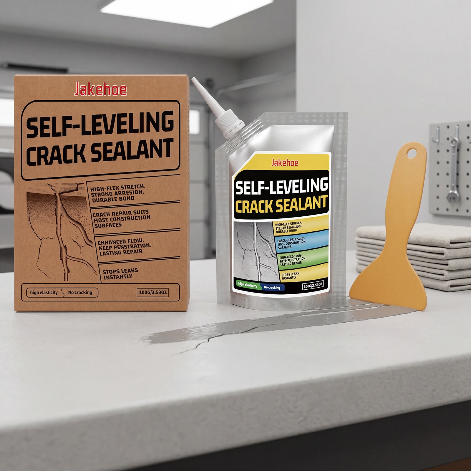 🔥 Last Day! 49% OFF | Quick-Dry Concrete Crack Filler & Sealant 💧