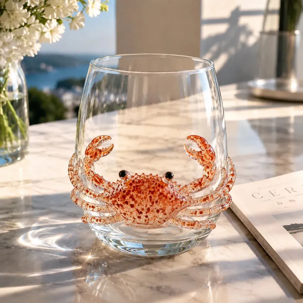 🔥 Last Day 49% OFF – 🌊 3D Ocean Animal Artisan Glassware Collection