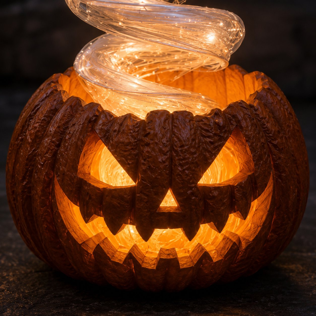 🔥Last Day 49% OFF - 👻Swirling Ghost Pumpkin Yard Lamp🎃