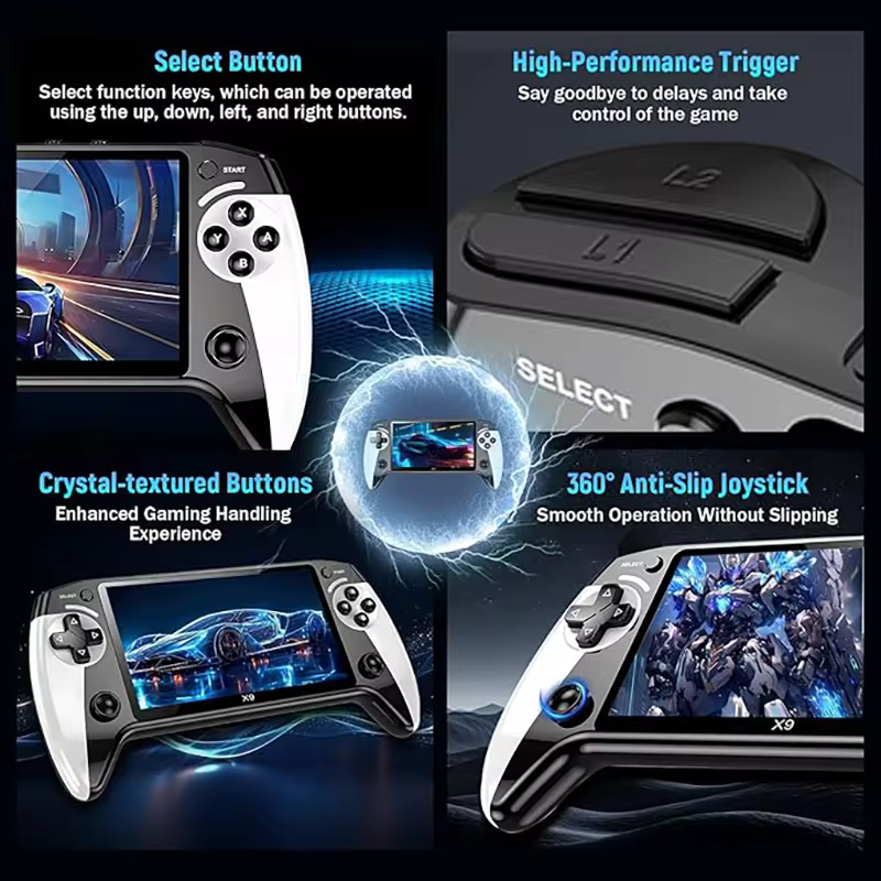 🎁2026 New arrivals💥X9 Retro Handheld Game Console - 15,000+ Retro Classics
