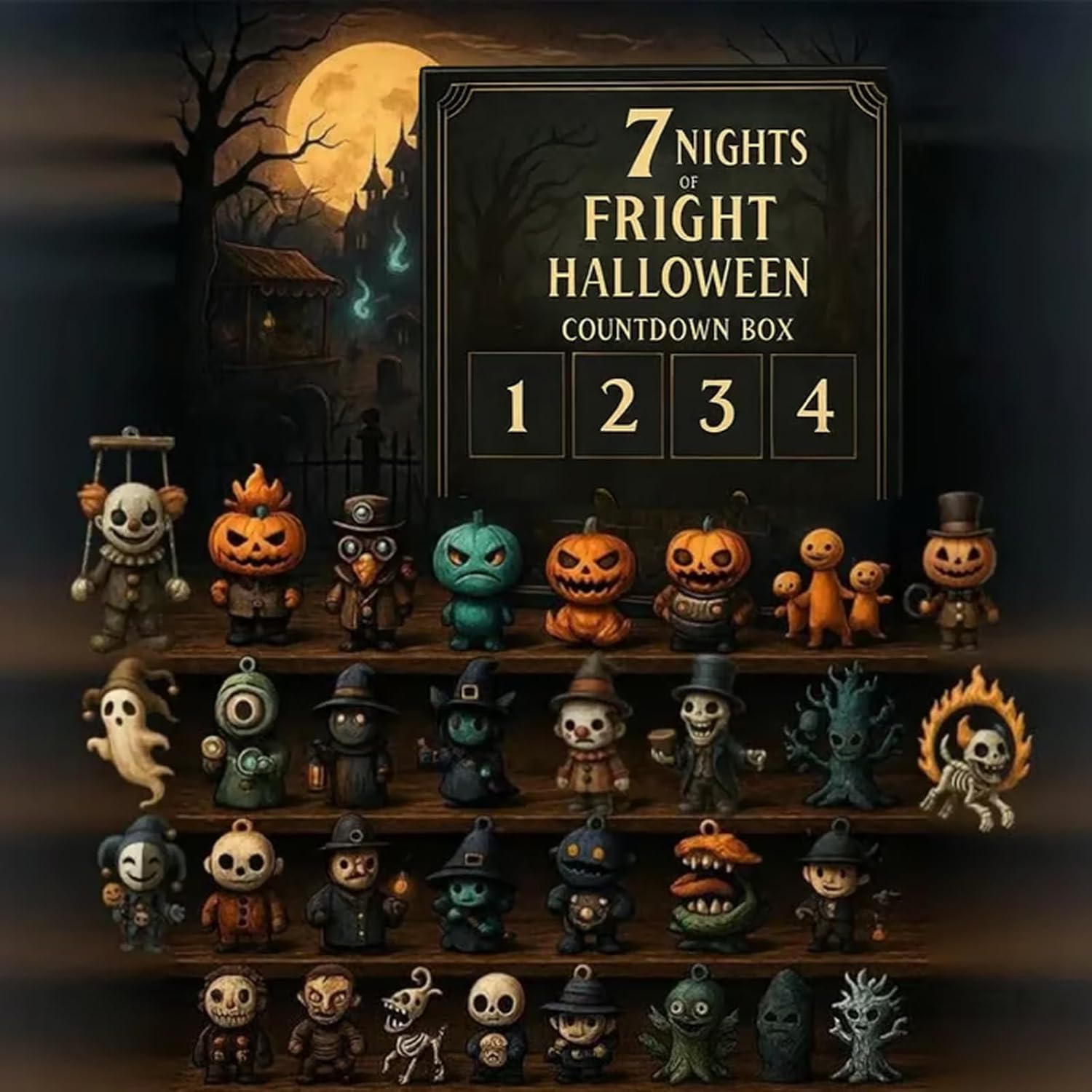 🔥Early Halloween Sale: 49% Off🔥 31 Nights of Fright Halloween Countdown Box