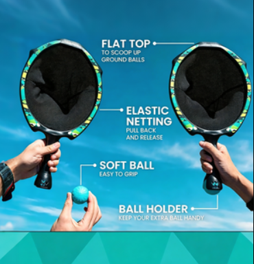 Slingshot Catch Ball Game 🎾 Indoor Outdoor Family Interactive Toy