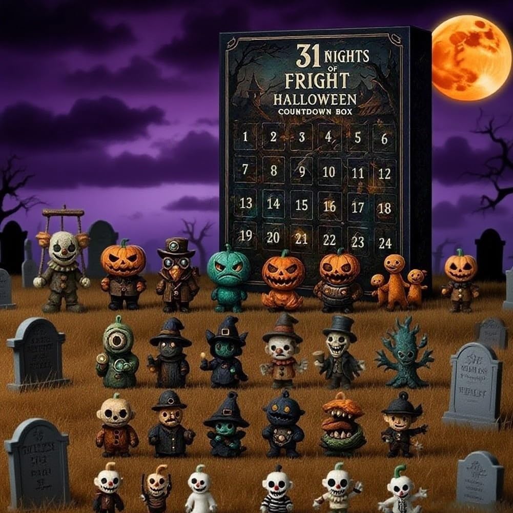 🔥Early Halloween Sale: 49% Off🔥 31 Nights of Fright Halloween Countdown Box