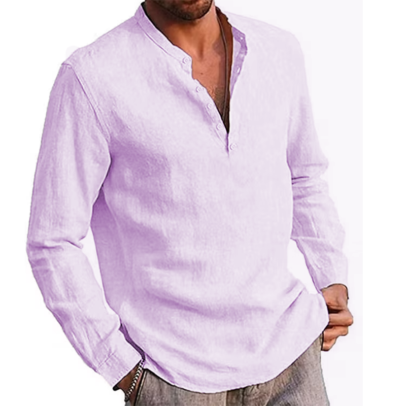 Crazyours  Comfortable Casual Long Sleeve Shirts