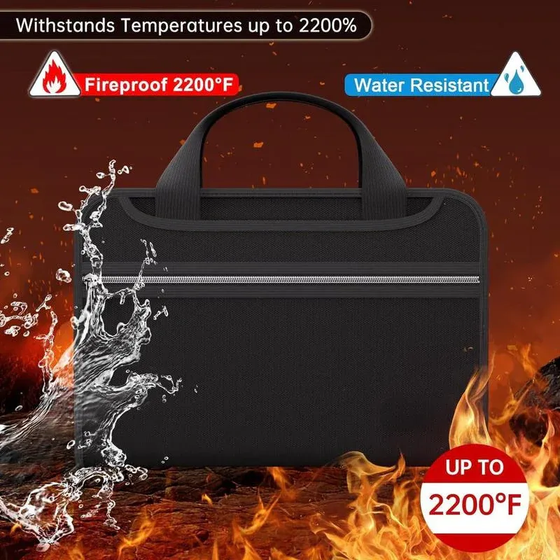 Fire-resistant waterproof dust-resistant document organizer material details