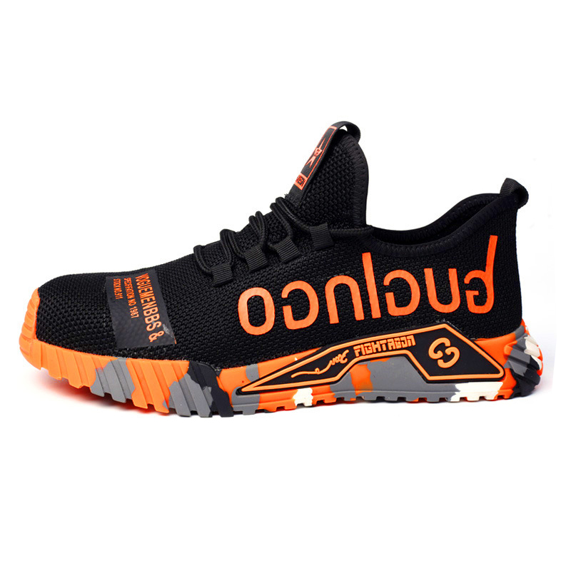 Latest labor protection shoes Smash and puncture proof light breathable labor protection work shoes