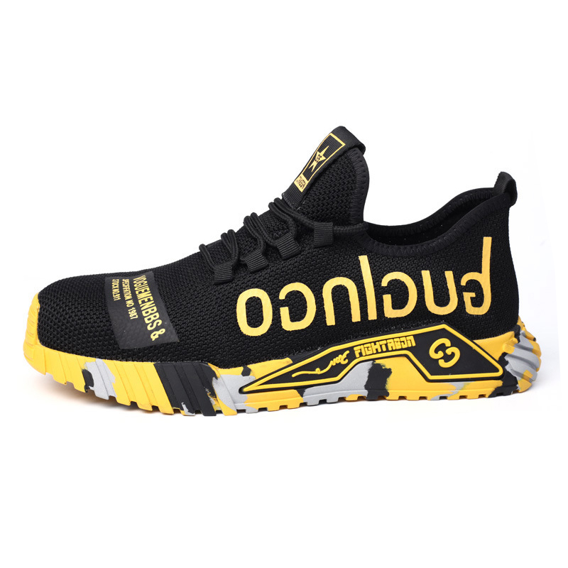 Latest labor protection shoes Smash and puncture proof light breathable labor protection work shoes