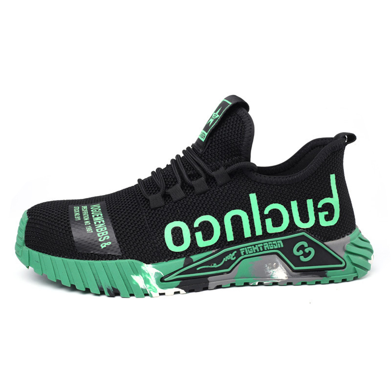 Latest labor protection shoes Smash and puncture proof light breathable labor protection work shoes