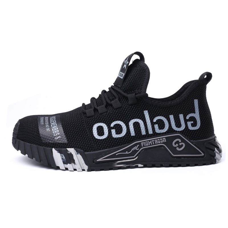 Latest labor protection shoes Smash and puncture proof light breathable labor protection work shoes