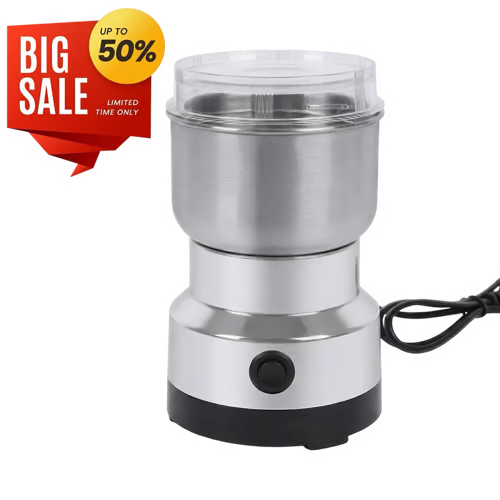 🌿 High-Speed Stainless Steel Grinder – Fresh Spice, Grain & Coffee Grinding ⚡