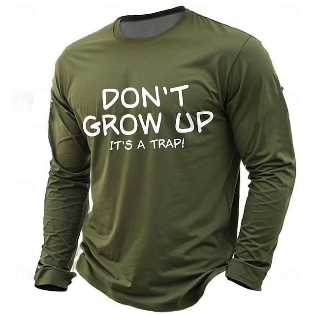 Men's Hang In There It Gets Worse Funny T Shirt Short Sleeve T shirt 3D Print Crew Neck Shirt Fashion Daily Basic Street Casual Black Red Blue Summer Spring Clothing Apparel