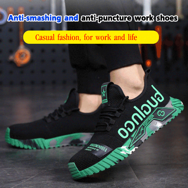Latest labor protection shoes Smash and puncture proof light breathable labor protection work shoes