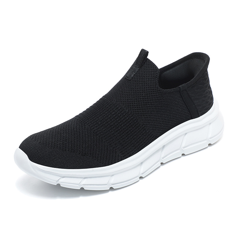 Slip-on comfortable breathable orthopedic shoes for the elderly