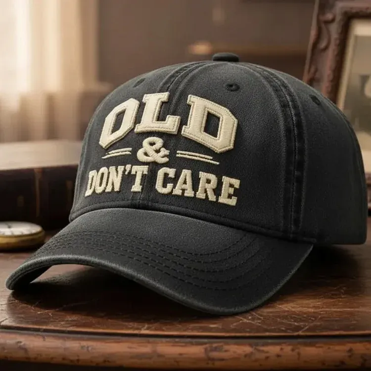 🧢2026 New Year Hot Sale 49% OFF 🔥Vintage Distressed"OLD & DON’T CARE