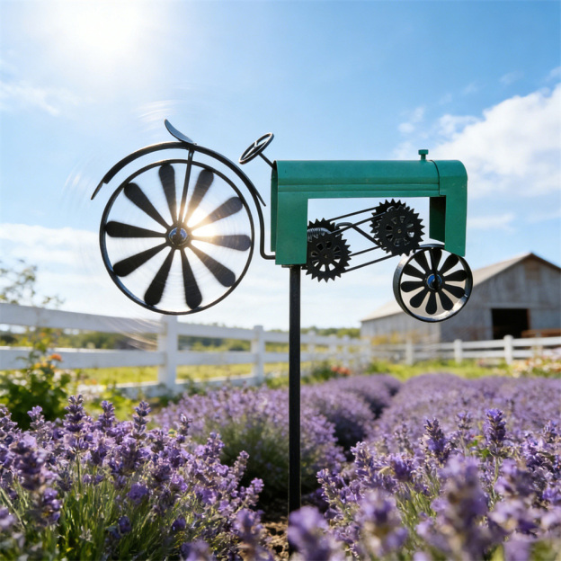 Classic Tractor Garden Wind Spinner