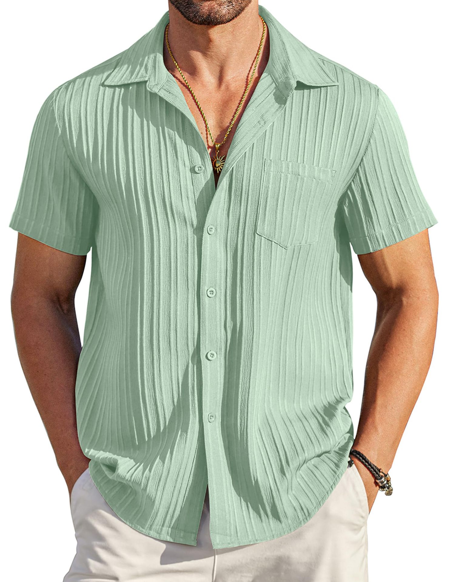 COOFANDY Men's Casual Button Down Shirts