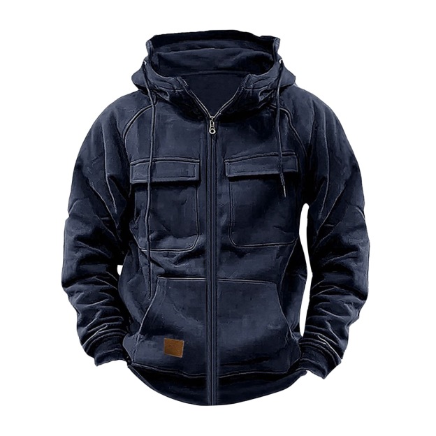 Last day - 50% off - Men's half-zip hooded sweatshirt