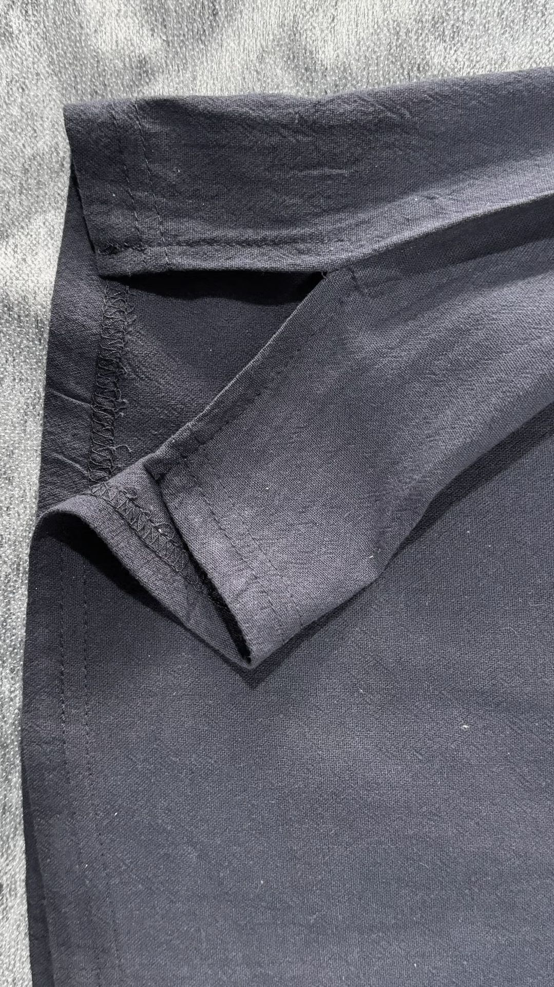 Men's Streetwear Loose-Fit Short-Sleeve T-Shirt with Half-Open Collar