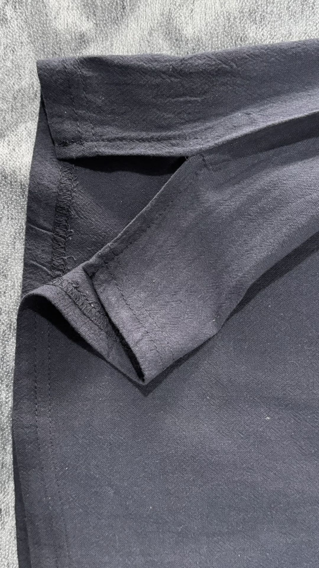 Men's Streetwear Loose-Fit Short-Sleeve T-Shirt with Half-Open Collar