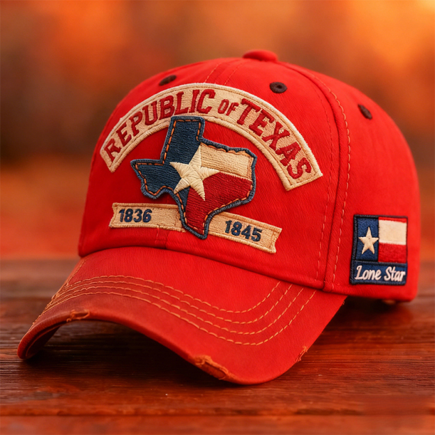 🔥LAST DAY 49% OFF -🤩"Lone Star Legacy" Texas Republic Cap