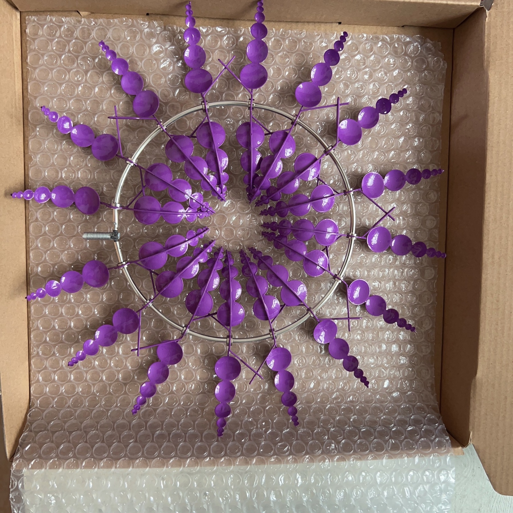 Metal Windmill 3D Kinetic Sculpture