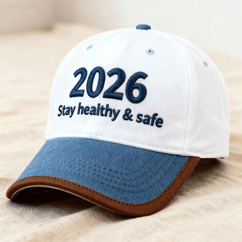 2026 “Stay Healthy & Safe” Embroidered Cap