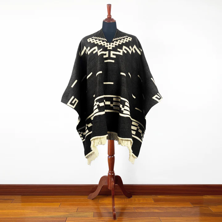 Men Can’t Get Enough of This Cozy Wool Poncho