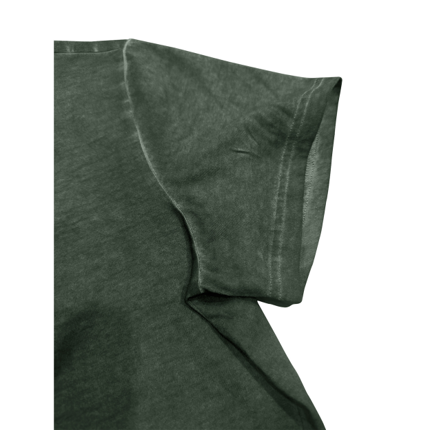 Vintage crew neck henley summer base layer outdoor short-sleeve T-shirt