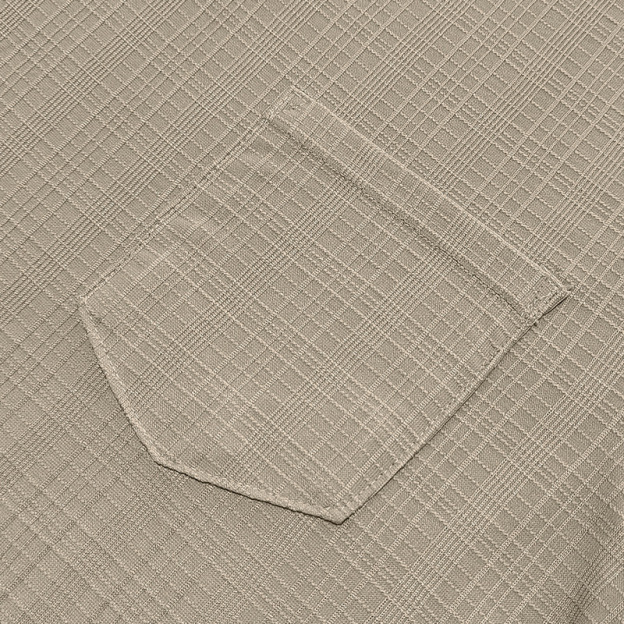 Linen-look Slubbed Loose-fit Breathable Sports Casual V-neck Short-sleeved Top