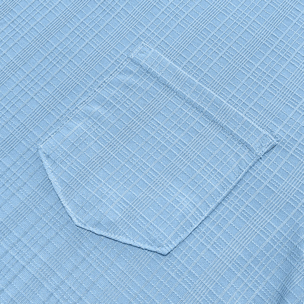 Linen-look Slubbed Loose-fit Breathable Sports Casual V-neck Short-sleeved Top