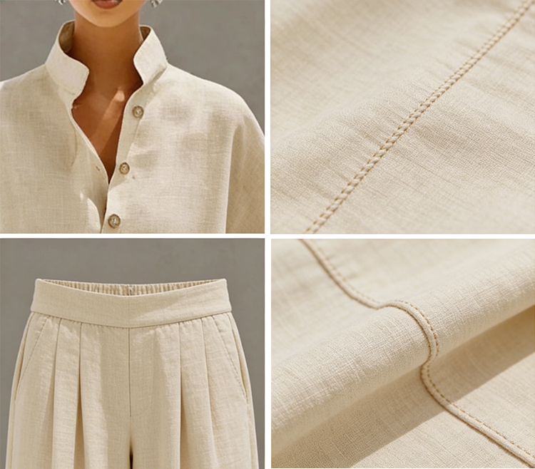 Top and pants detail