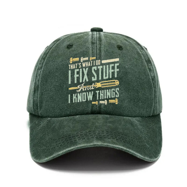 2026🔥NEW 50% Off - I Fix Stuff & Know Things – The Cap for Problem-Solvers 🔧
