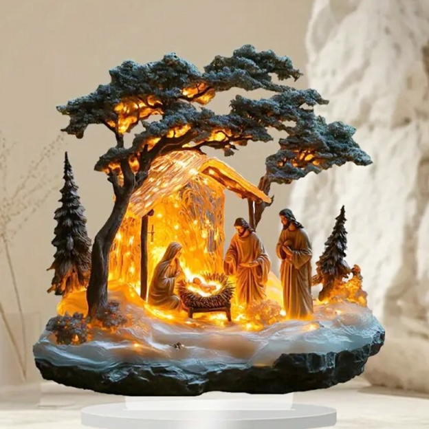 Jesus Tree of Life Newborn Desktop Decoration