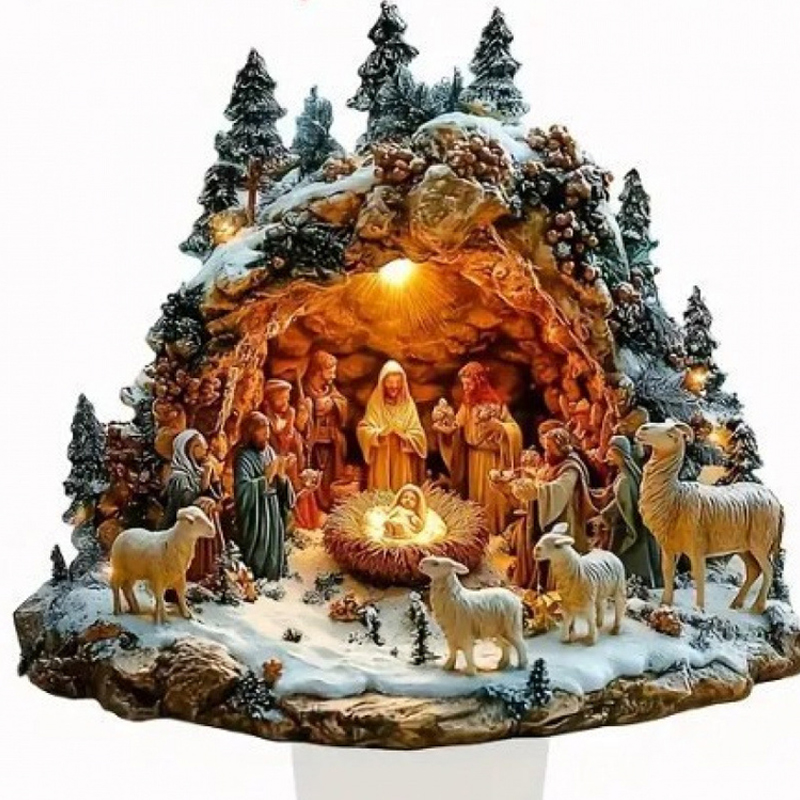 Jesus Tree of Life Newborn Desktop Decoration