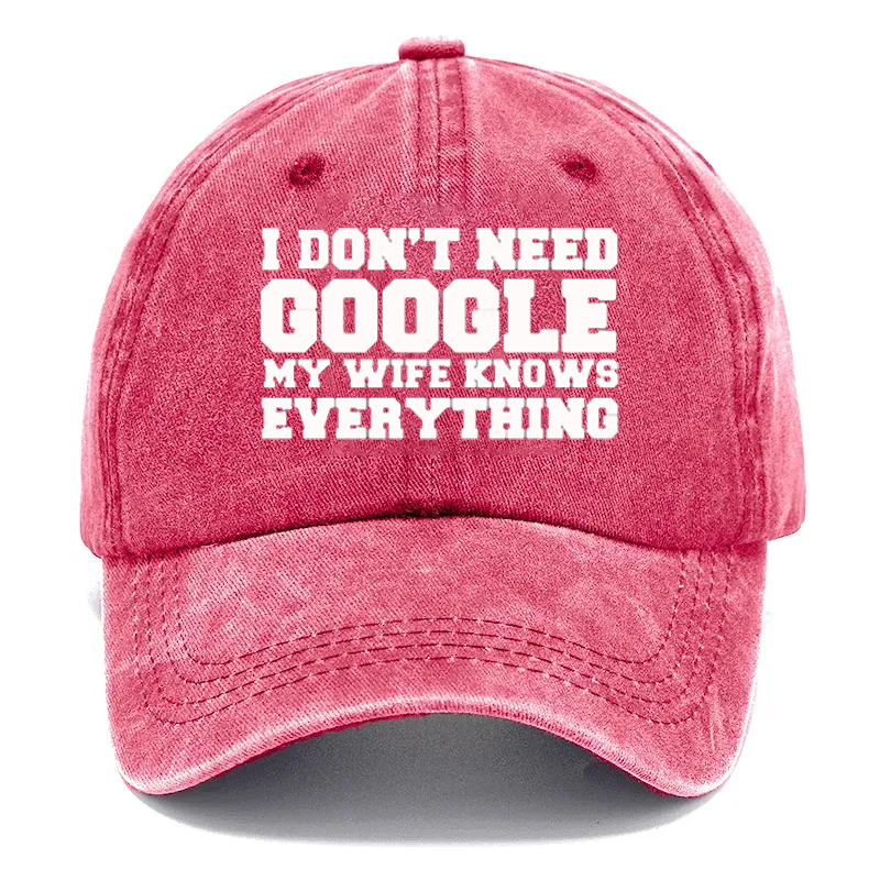 “I Don’t Need Google—My Wife Knows Everything”  For the Guy Who’s Got the Best “Search Engine” at Home