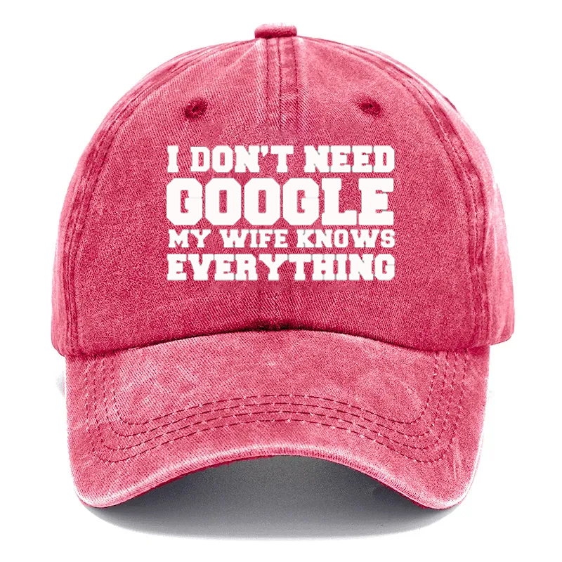 “I Don’t Need Google—My Wife Knows Everything”  For the Guy Who’s Got the Best “Search Engine” at Home
