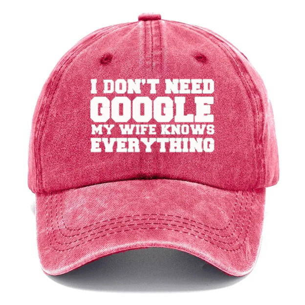 “I Don’t Need Google—My Wife Knows Everything”  For the Guy Who’s Got the Best “Search Engine” at Home