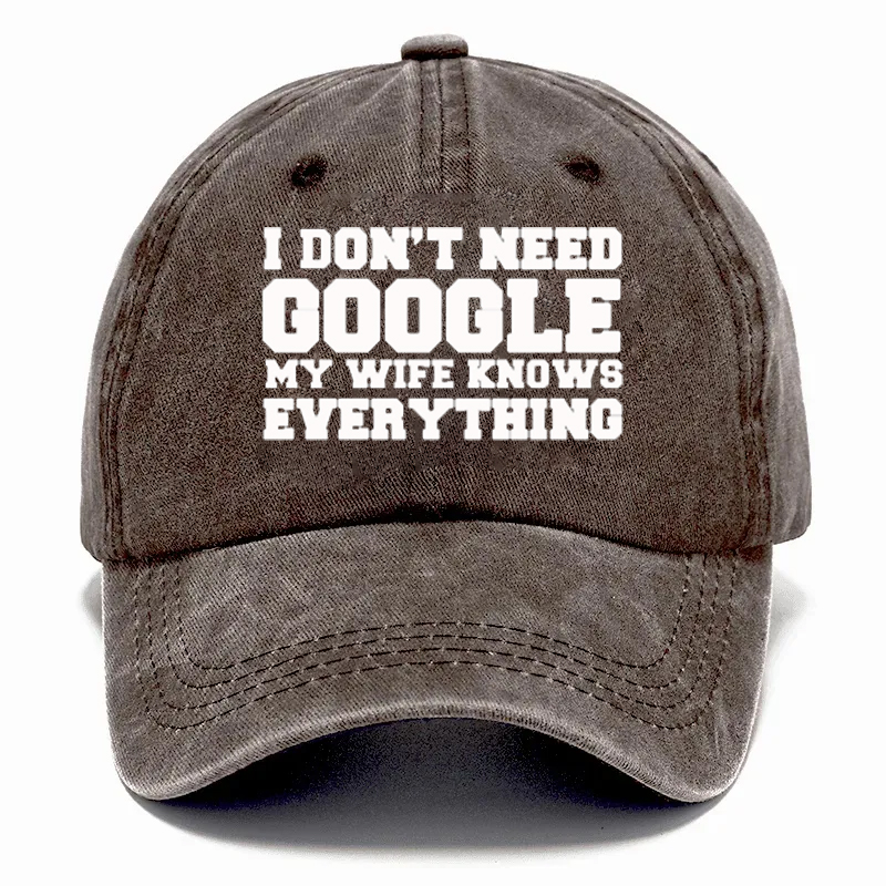 “I Don’t Need Google—My Wife Knows Everything”  For the Guy Who’s Got the Best “Search Engine” at Home