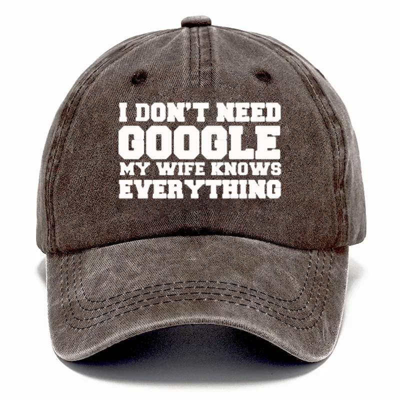 “I Don’t Need Google—My Wife Knows Everything”  For the Guy Who’s Got the Best “Search Engine” at Home