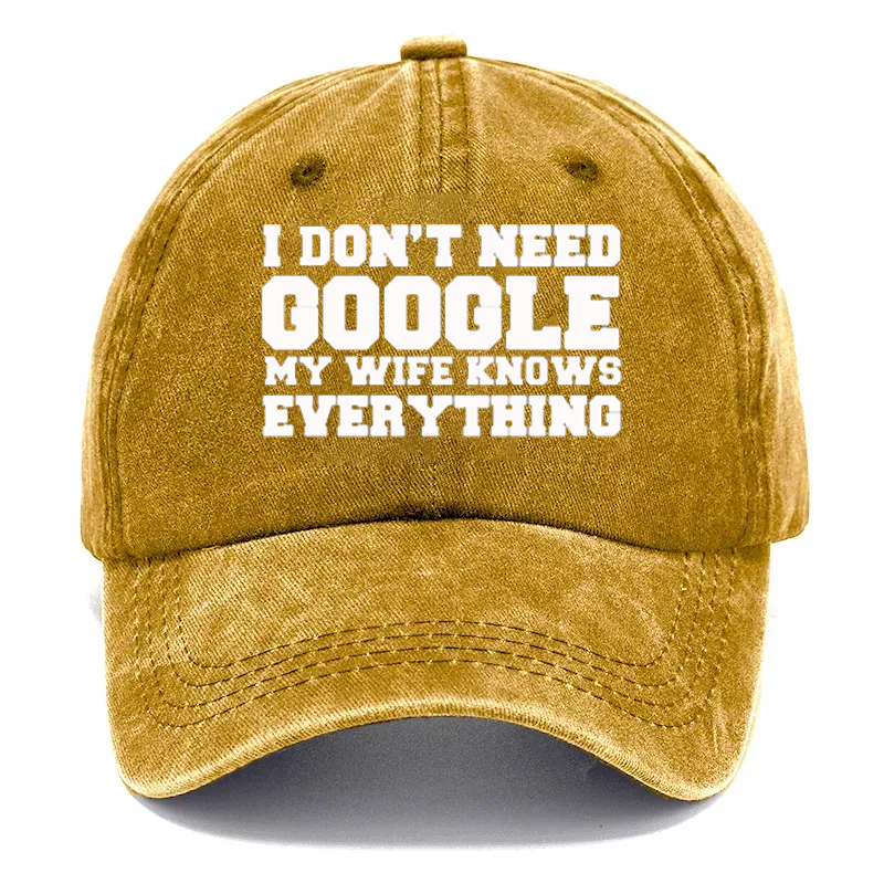 “I Don’t Need Google—My Wife Knows Everything”  For the Guy Who’s Got the Best “Search Engine” at Home